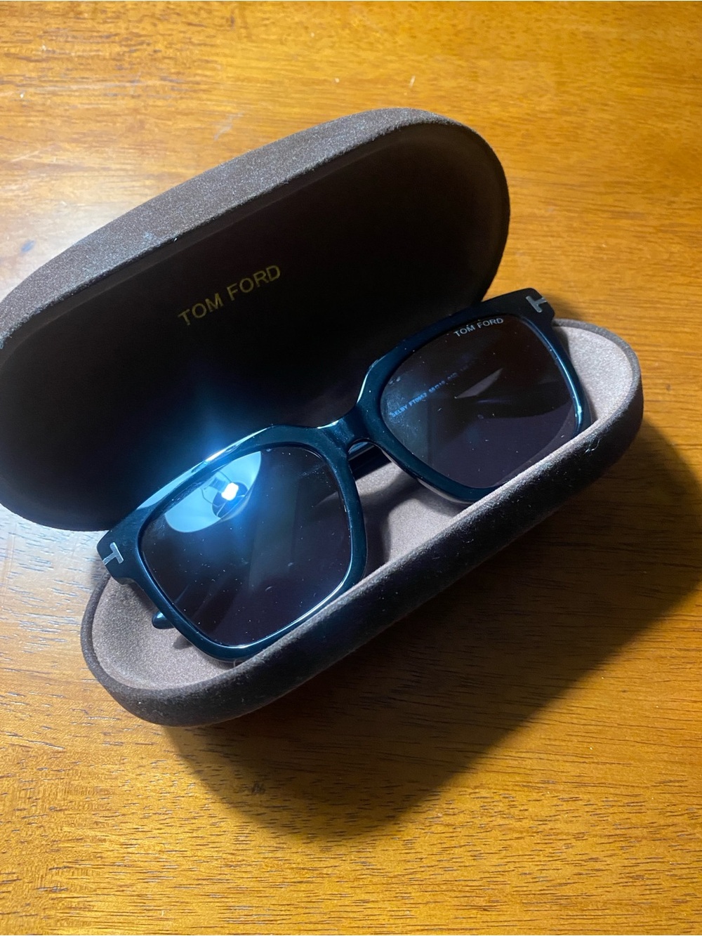 Tom Ford Black on Black sunglasses
